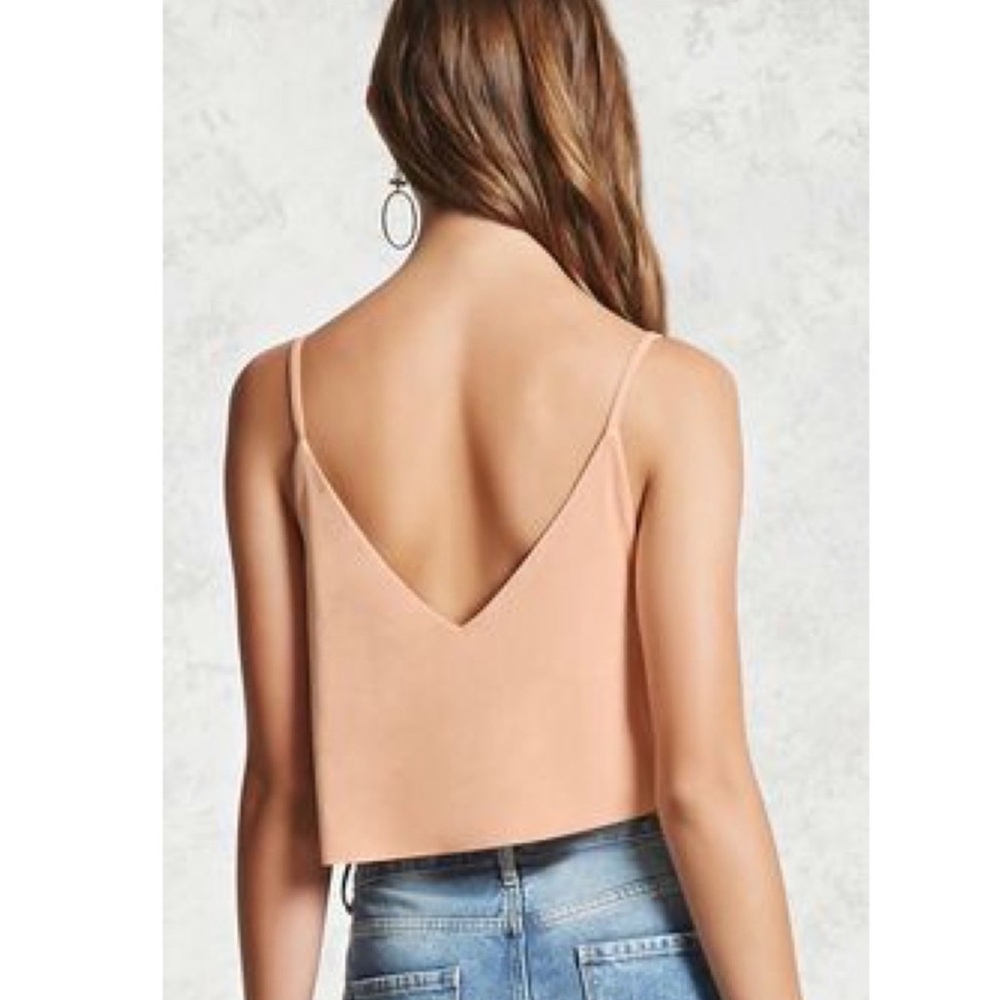 🩰 Forever 21 Pink Suede Crop Top 🩰